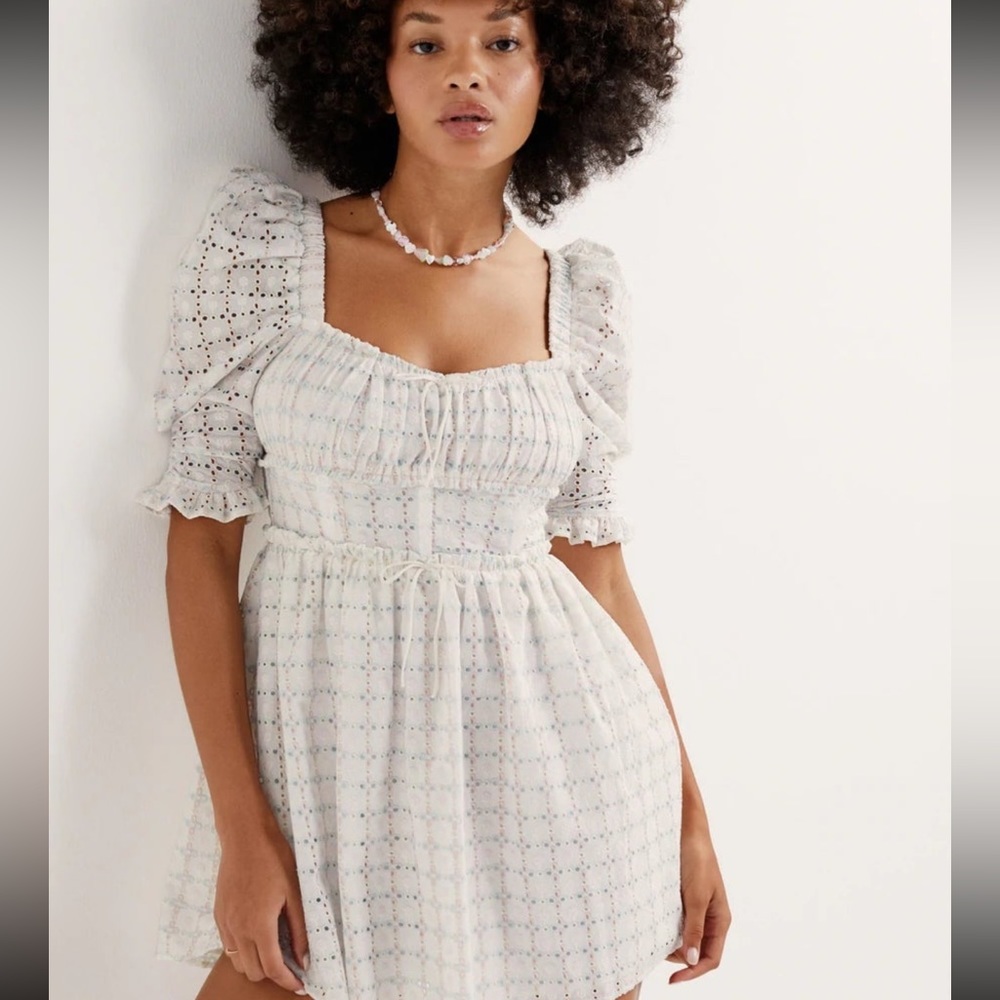NWT For Love & Lemons Libby Mini Dress - S